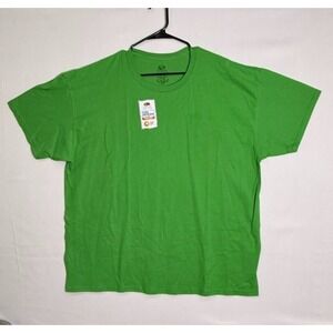 Fruit of the Loom Platinum Dual‎ Defense Men's XL T-Shirt Green 100% Cotton